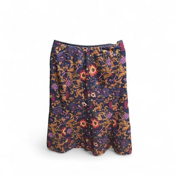 Liz Claiborne Dresses & Skirts - Liz-claiborne Women's navy & multi colored floral Skirt‎